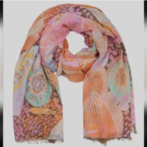 Spell Rita Travel Scarf in Brown Ochre